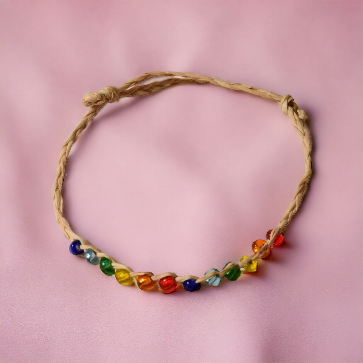 Rainbow Beaded Friendship Bracelet - The Perfect Accessory! 🌈