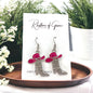 Rhinestone Boots Earrrings - Rodeo Earrings, Bachelorette Earrings, Bachelorette Accessories, Western Style - Rhythms of Grace Creative