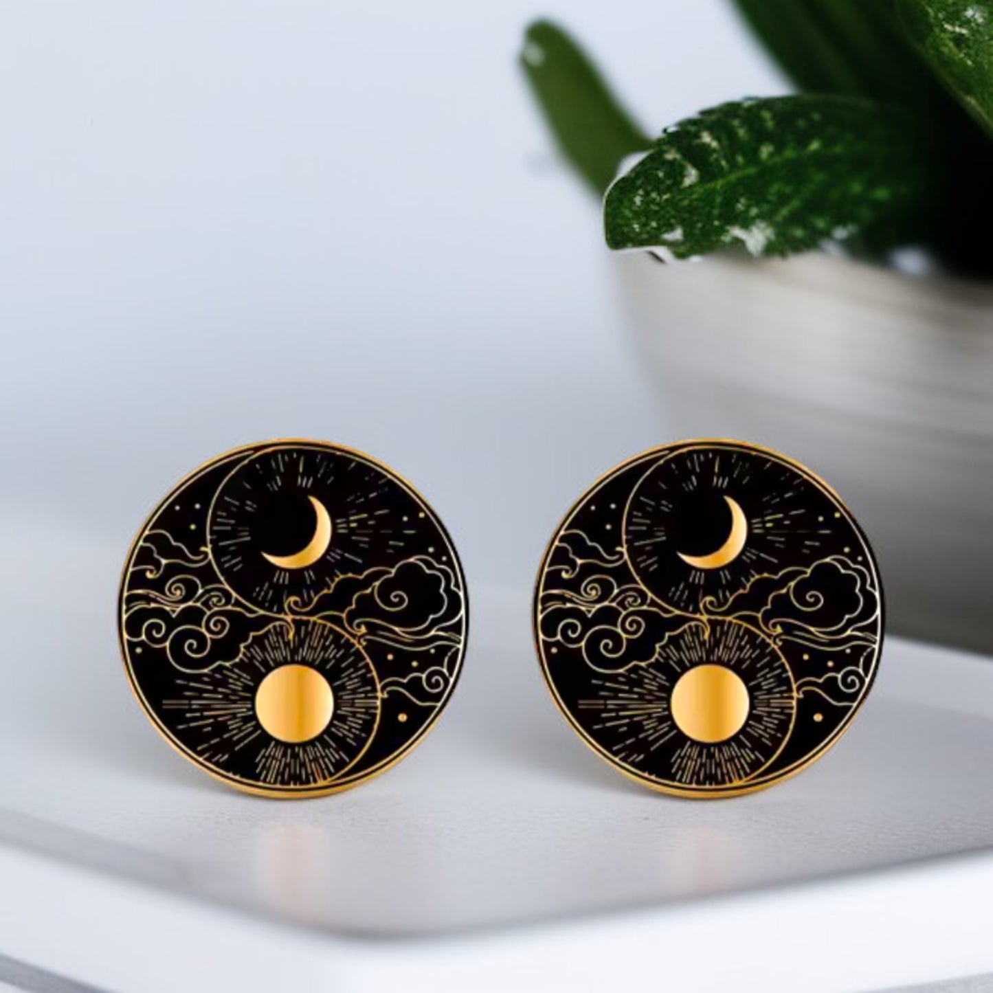 Celestial Stud Bliss: Adorn Your Ears with Stardust Magic! ✨