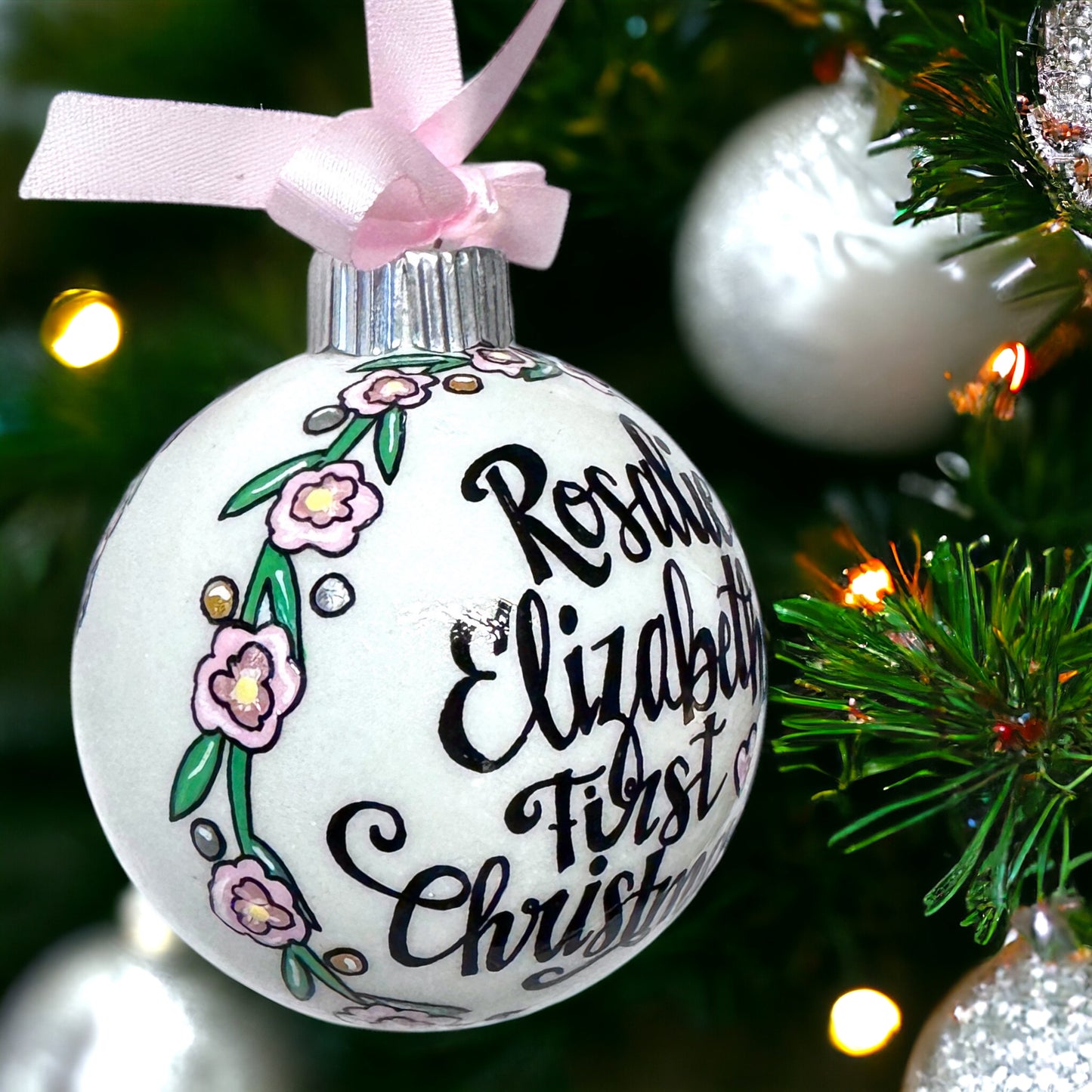 Baby's First Christmas Ornament: A Cherished Keepsake for Tiny Holiday Memories!