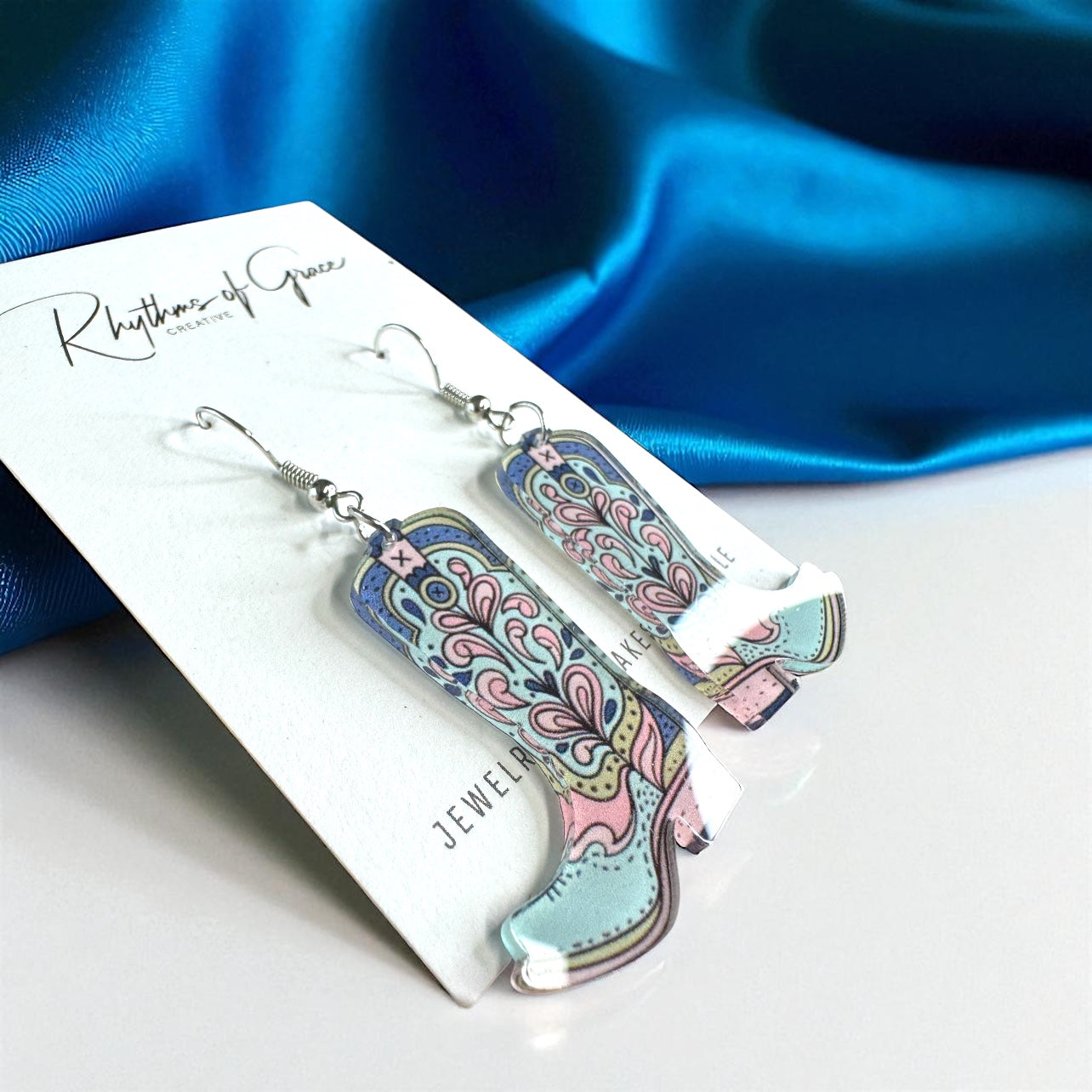 Boot Scootin' Bling: Cowgirl Boots Earrings for Your Inner Rockstar!