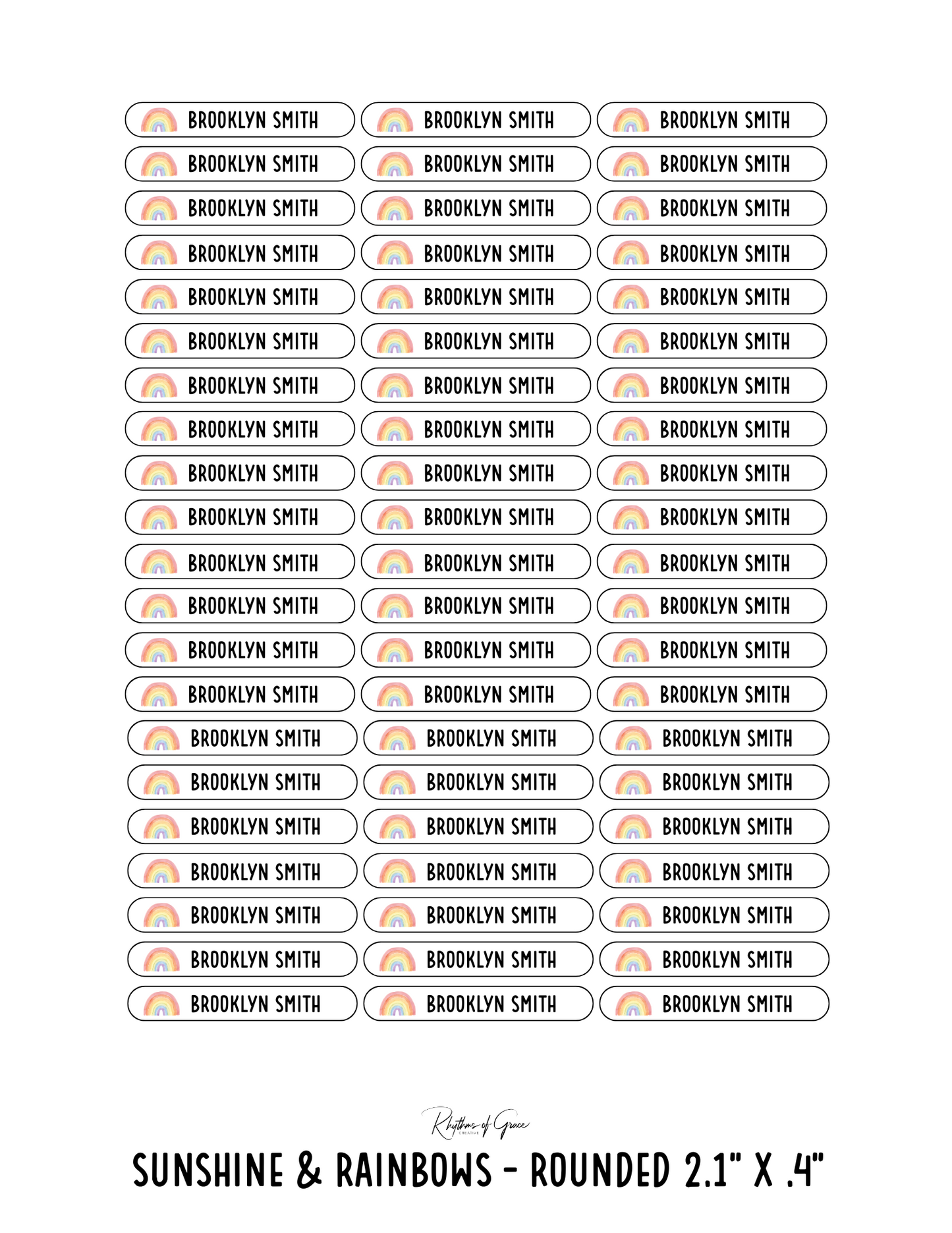 Back to School Personalized Character Labels – Waterproof & Customizable!