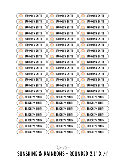 Back to School Personalized Character Labels – Waterproof & Customizable!
