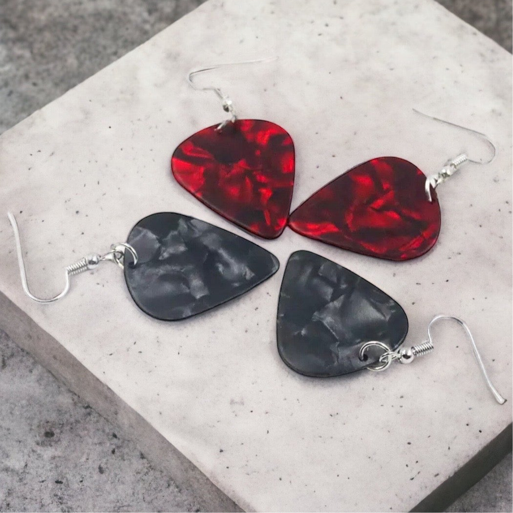 Pick Your Sound: Rock Out with Our Guitar Pick Earrings! 🎸 - Rhythms of Grace Creative