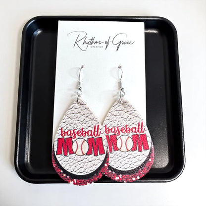 Hit a Home Run with Our Baseball Mom Dangle Earrings! ⚾️