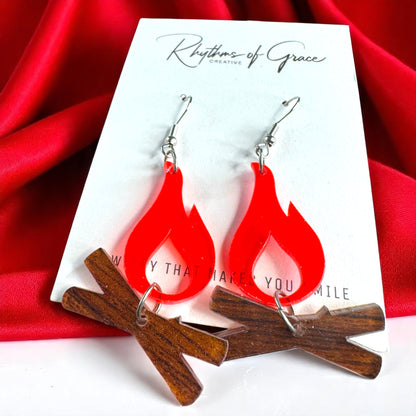Campfire Chic: Dazzling Earrings to Spark Your Adventure!