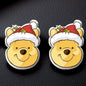 Festive Fun: Christmas Cartoon Ears Stud Earrings - Perfect for Holiday Cheer!