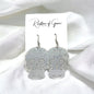 Metallic Skull Earrings - Halloween Earrings, Skeleton Earrings, Halloween Skull, Halloween Earrings, Sugar Skull, Trick or Treat - Rhythms of Grace Creative