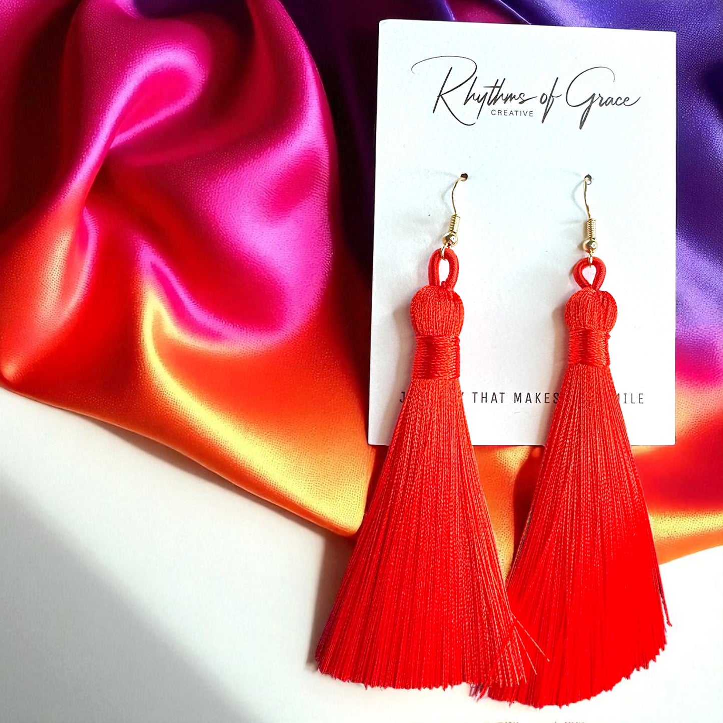 Tassel Power: Colorful Boho Dangle Earrings in 9 Vibrant Shades!