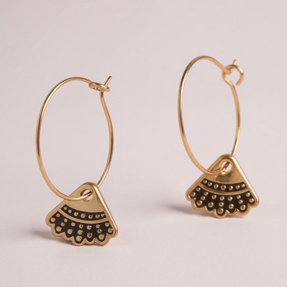 Delicate Dissent Hoop Earrings – Channel Your Inner RBG with Bold Elegance!