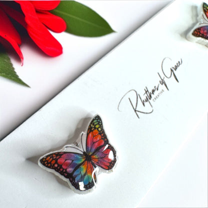 Flutter into Fashion with Our Butterfly Stud Earrings! 🌟
