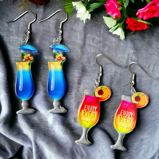 Cheers to Style! 🍹 Cocktail Earrings for Every Occasion!