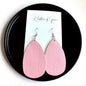 Teardrop Dream Earrings: Colorful Faux Leather Dangles for Every Occasion!
