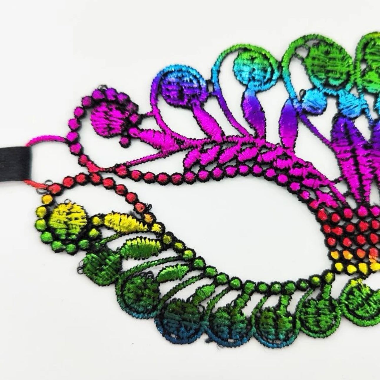 Masquerade Mask, Mardi Gras Mask, Masquerading Mask, Rainbow Mask, Masquerade Ball, PRIDE, Lace Mask