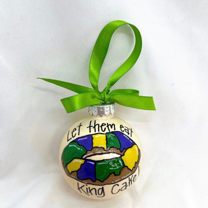 Custom Handmade Ornament: "Let Them Eat Cake!" (Can Be Personalized)