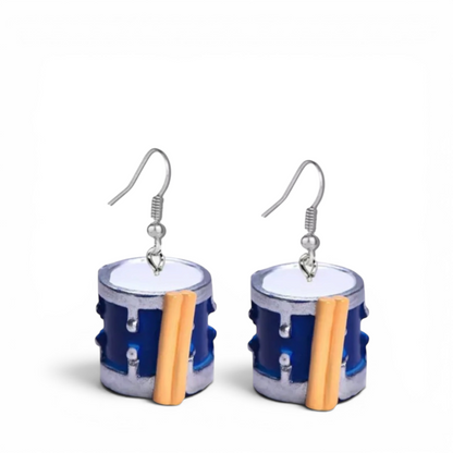 Amp Up Your Style with Musical Instrument Dangle Earrings! 🎶