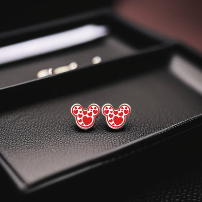 Love in the Air: Whimsical Mickey & Minnie Valentine’s Day Earrings!