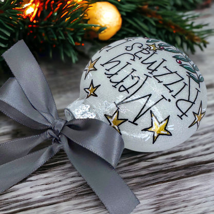 Merry Rizzmas! Custom 2024 Hand-Painted Christmas Ornament
