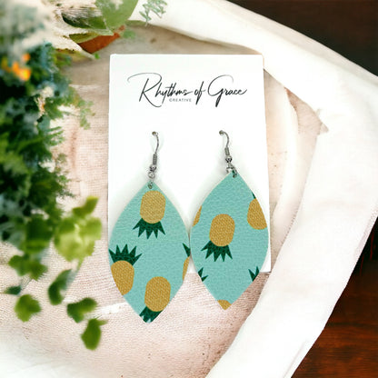 Pineapple Perfection: Swing into Summer with Our Cheeky Earrings! 🍍