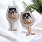 Wine Not? Sip in Style with Our Sparkly Wine Glass Earrings!