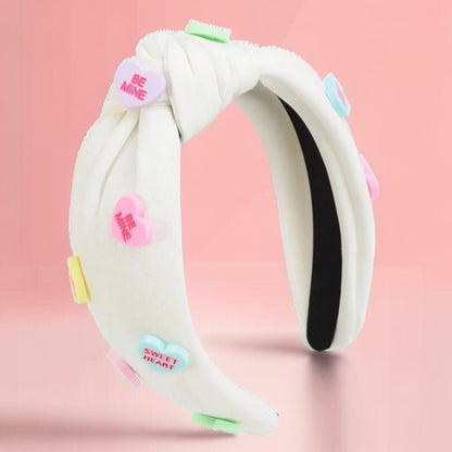 Love is in the Hair: Adorable Conversation Hearts Headbands for Valentine’s Day! - Rhythms of Grace Creative