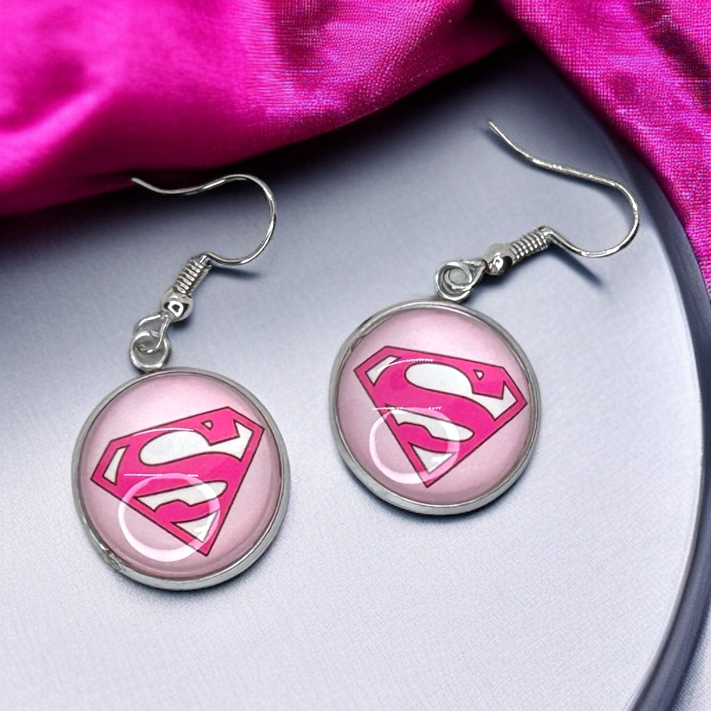 Fight Like a Girl (and Look Fabulous Doing It!) - Breast Cancer Awareness Earrings 💖