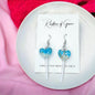 Sweetheart Swirl – Heart Lollipop Earrings in Candy Colors 🍭