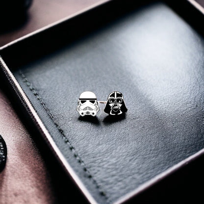Cosmic Chic: Star Wars Stud Earrings for Every Jedi and Princess!