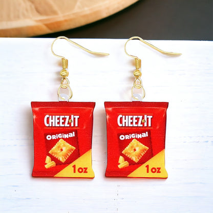 Snack Attack: Grab Your Chip Bag Earrings - Choose from Tasty Designs!
