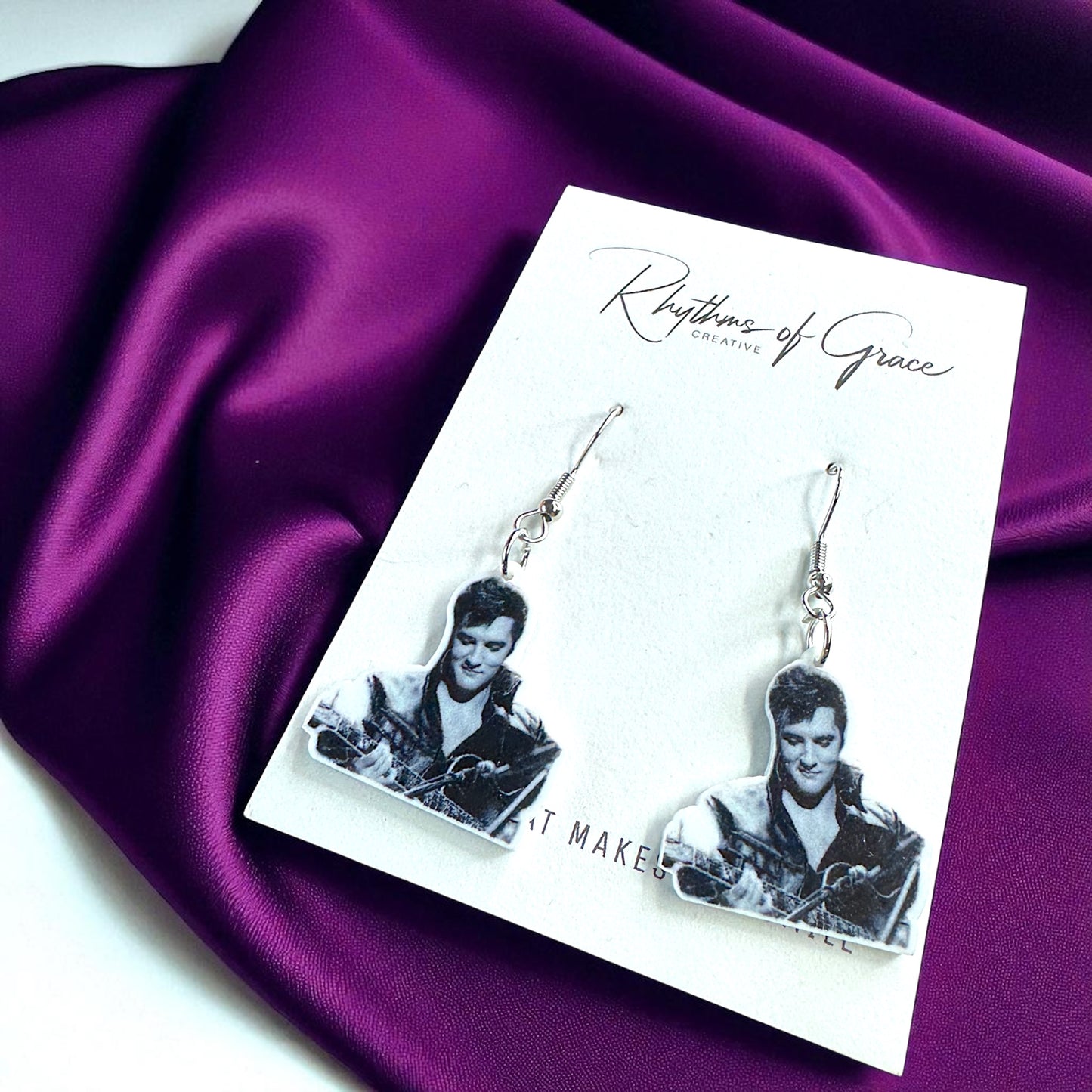 Rock Your Style: Elvis Presley Dangle Earrings - 12 Iconic Designs! 🎸