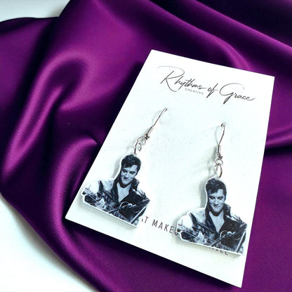 Rock Your Style: Elvis Presley Dangle Earrings - 12 Iconic Designs! 🎸