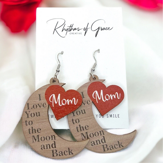 Celestial Love: Earrings That Say 'I Love You to the Moon and Back!'