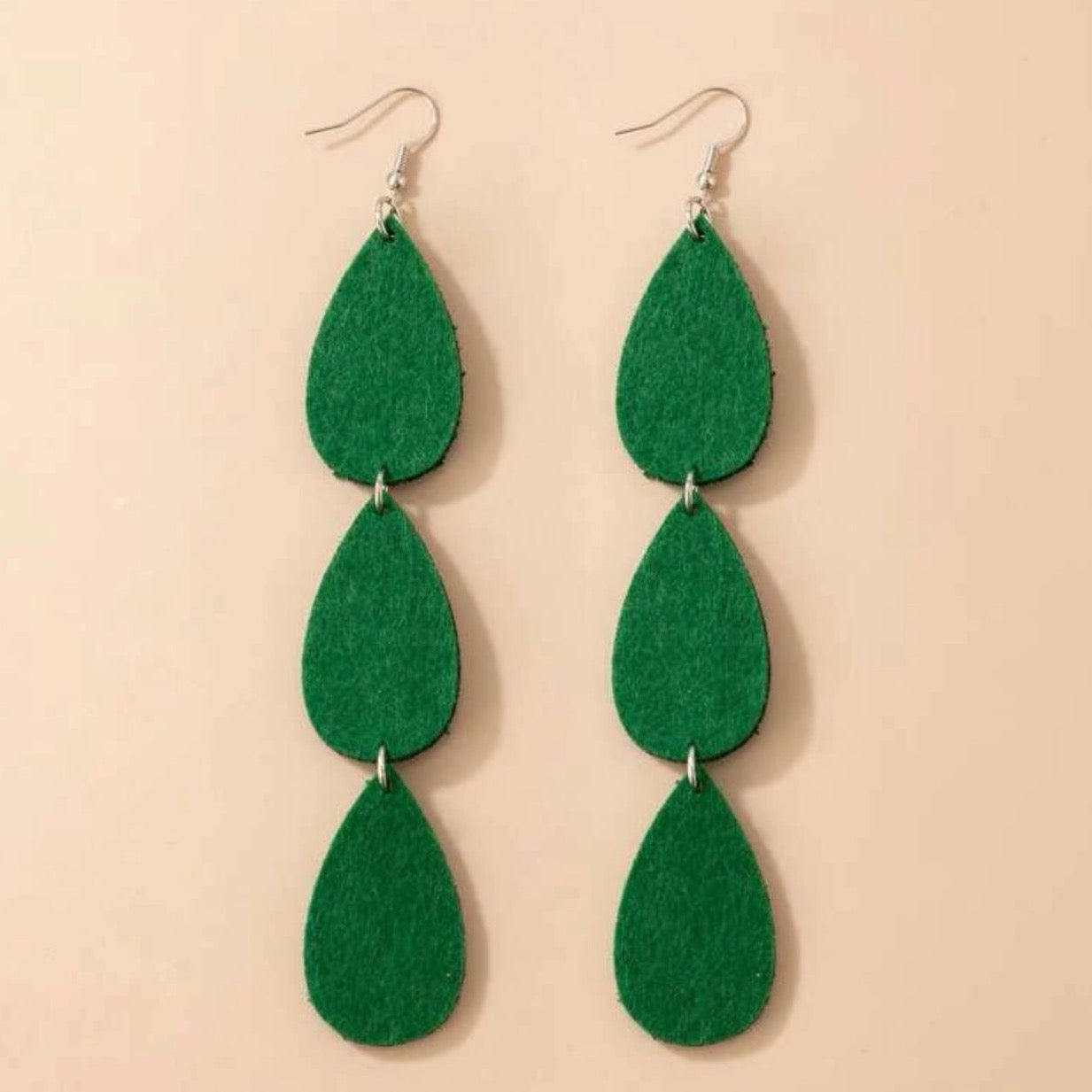 Dazzling Green Glitter Dangle Earrings - Your Lucky Charm! 🍀 - Rhythms of Grace Creative