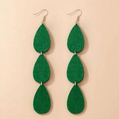 Dazzling Green Glitter Dangle Earrings - Your Lucky Charm! 🍀 - Rhythms of Grace Creative