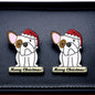 Woof-tastic Holiday Dog Stud Earrings: Perfect Gift for Pup Lovers!