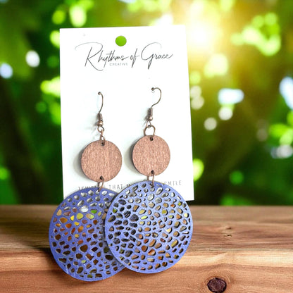 Boho Blues – Earthy-Chic Dangle Earrings for Every Vibe
