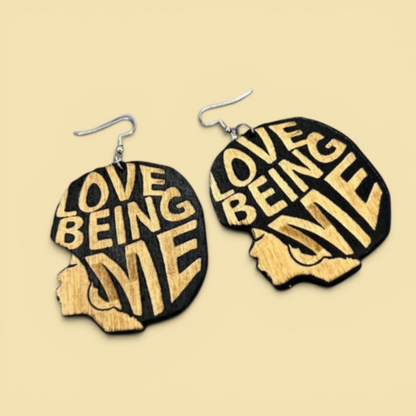 Radiate Royalty: Love Being Me African Queen Earrings!