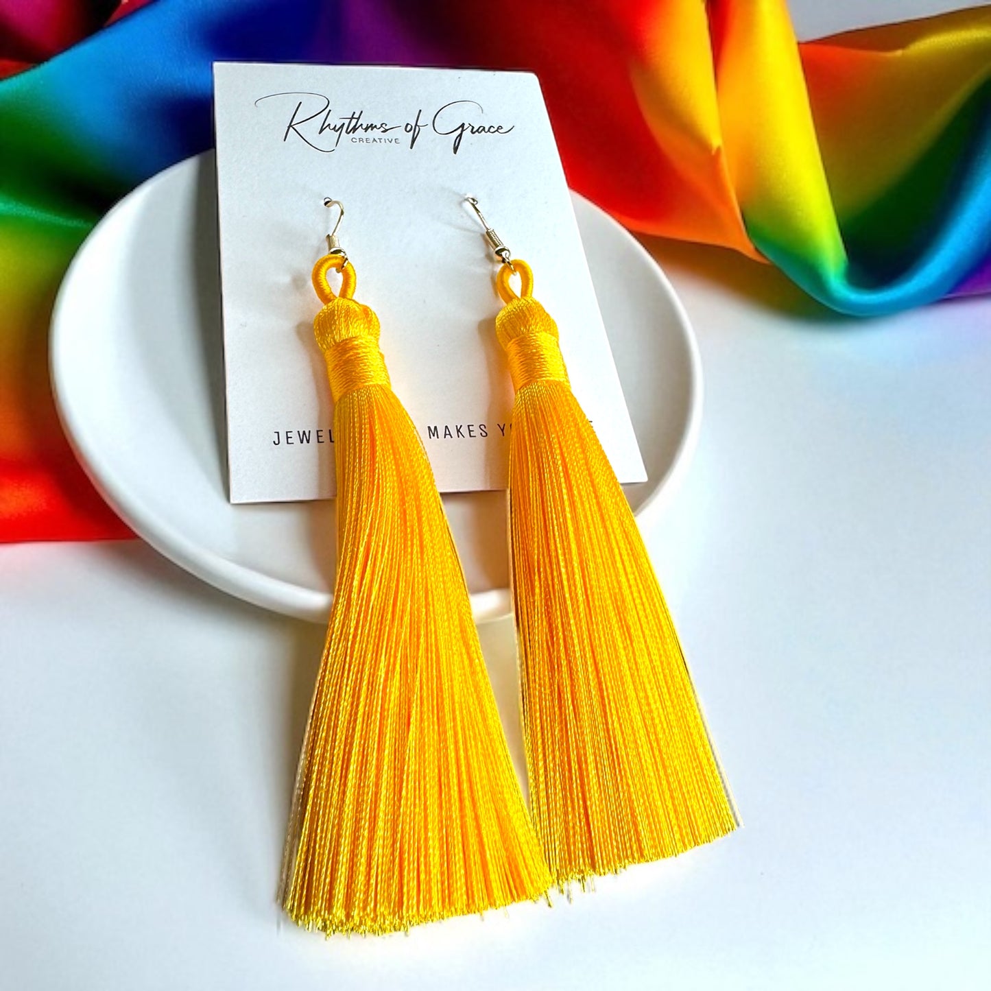 Tassel Power: Colorful Boho Dangle Earrings in 9 Vibrant Shades!