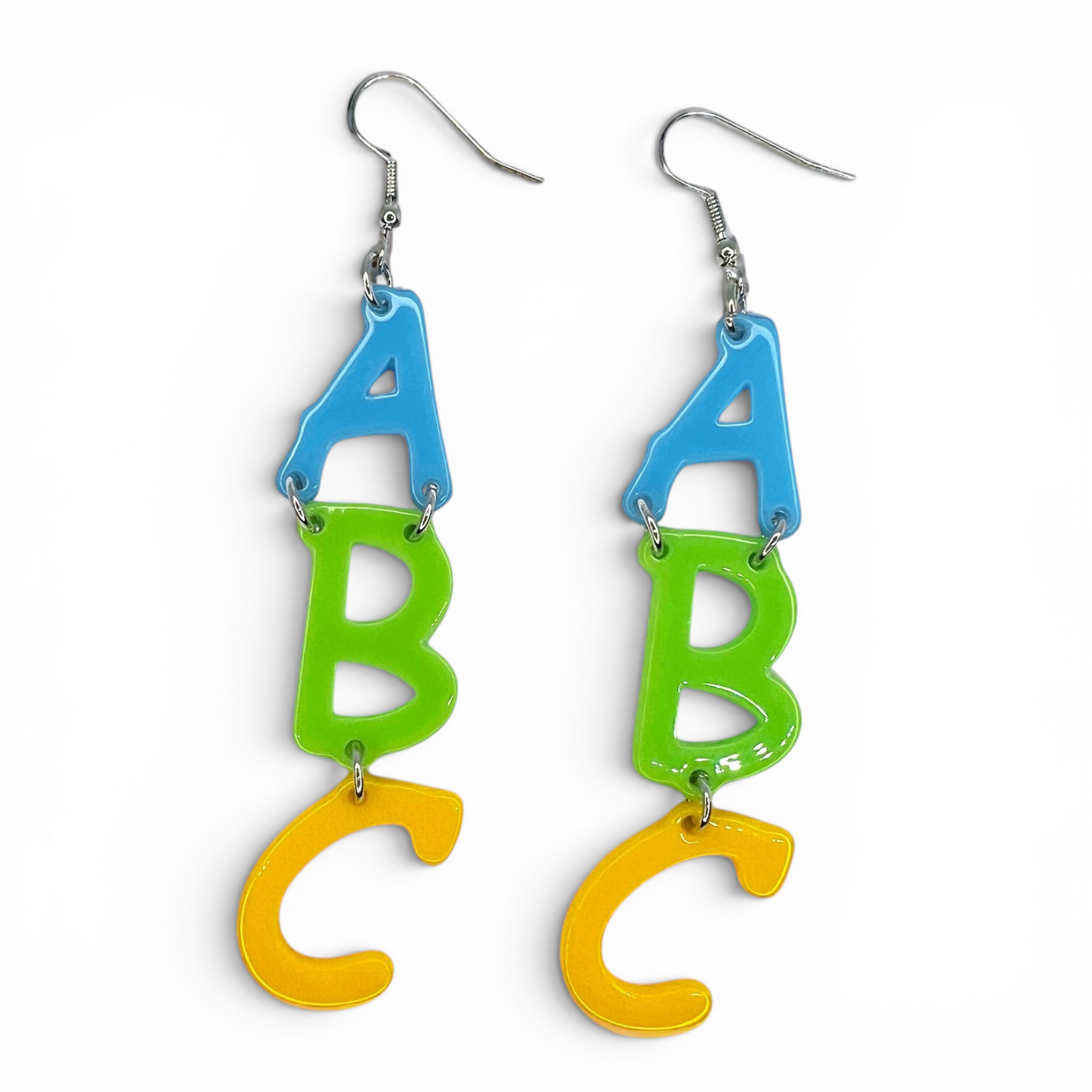 ABC Dangle Earrings: A Fun Tribute to Teachers! 🌟