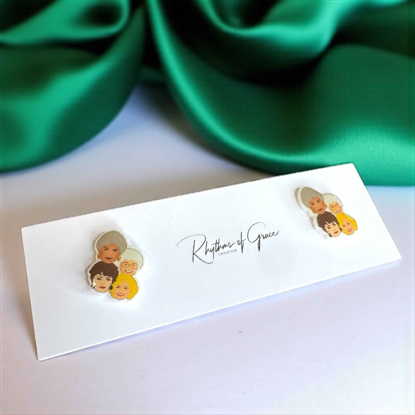 Stay Golden – Golden Girls Earrings for Fierce, Fabulous Fans 🌴