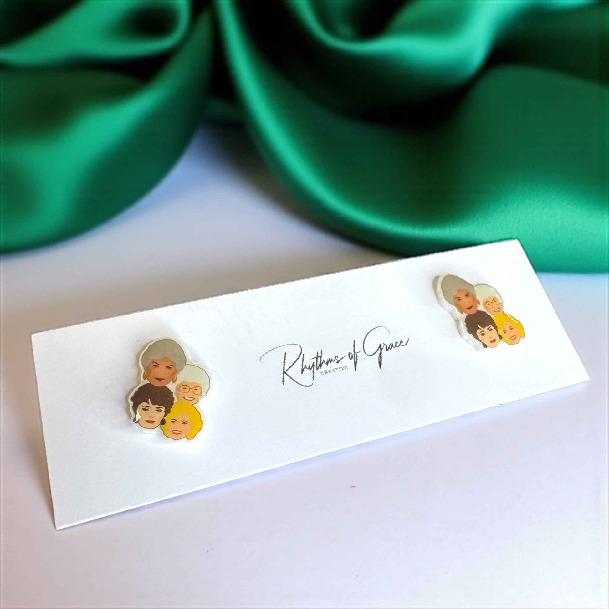Stay Golden – Golden Girls Earrings for Fierce, Fabulous Fans 🌴