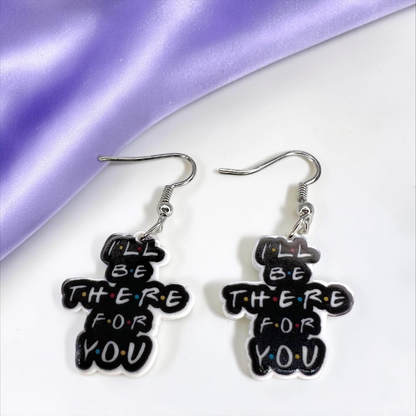 I’ll Be There For You – FRIENDS Inspired BFF Earrings