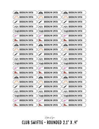 Back to School Personalized Character Labels – Waterproof & Customizable!