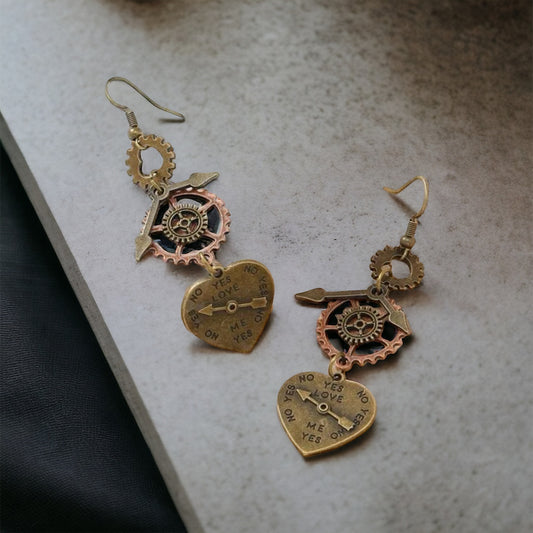 Steampunk Dream Earrings – Where Vintage Meets Visionary!
