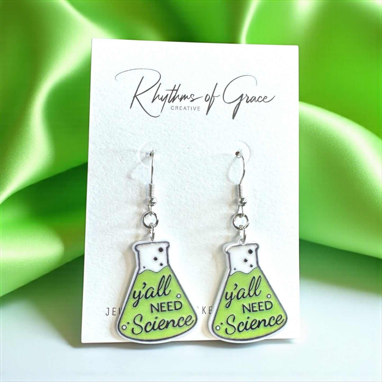 Science Earrings: Celebrate Your Inner Scientist! 🔬 - Rhythms of Grace Creative