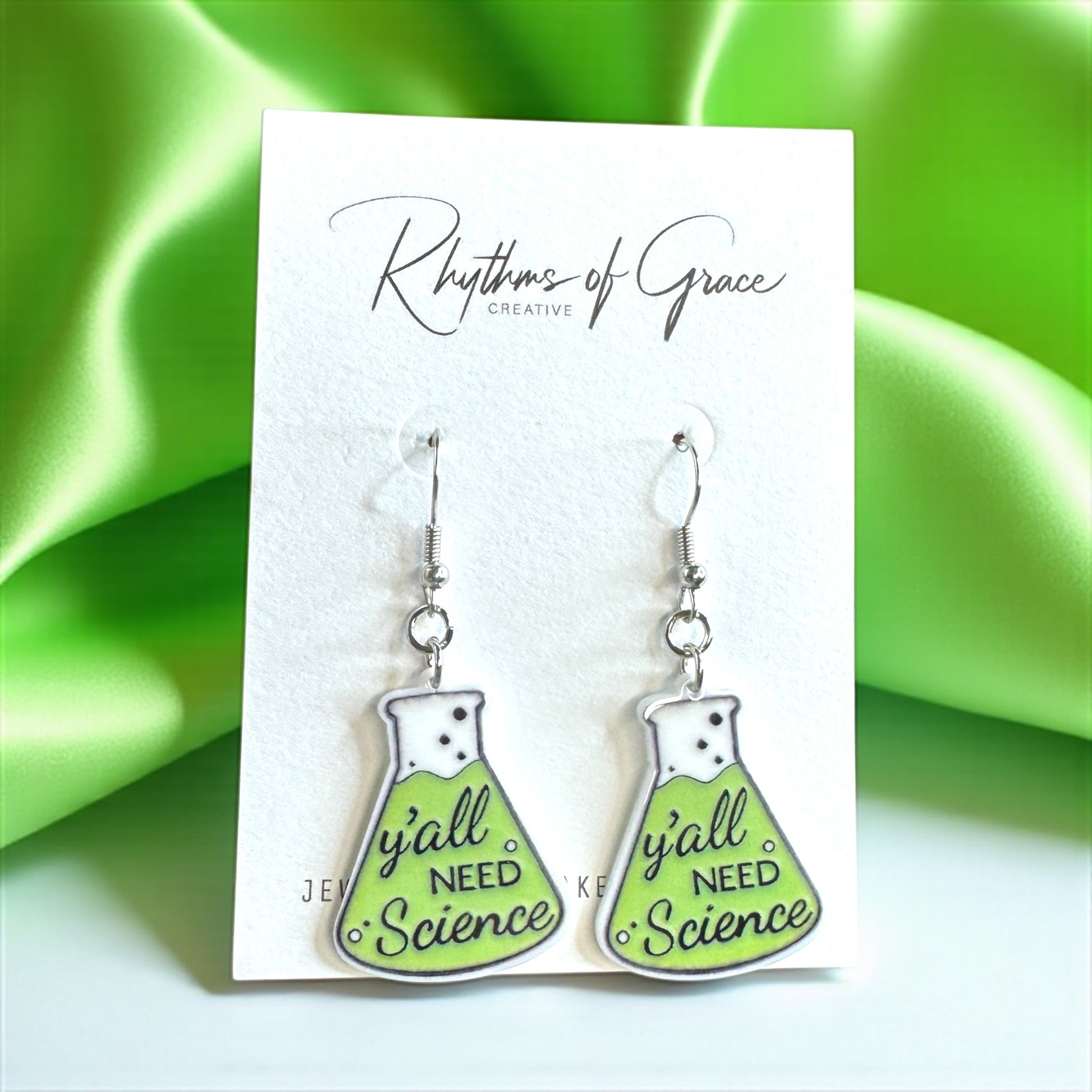 Science Earrings: Celebrate Your Inner Scientist! 🔬 - Rhythms of Grace Creative