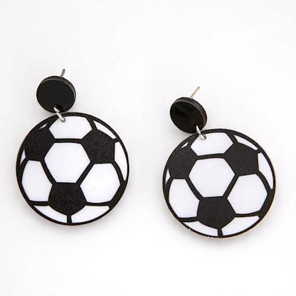 Score Big with Sports-Themed Dangle Earrings!