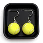 Serve Up Style with Tennis Cabochon Dangle Earrings! 🎾