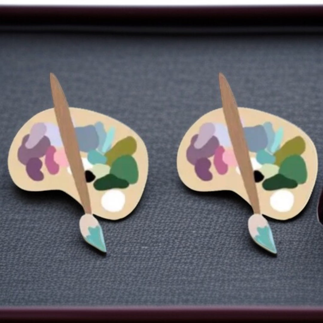 Artistic Vibes: Unique Stud Earrings for Creative Souls!