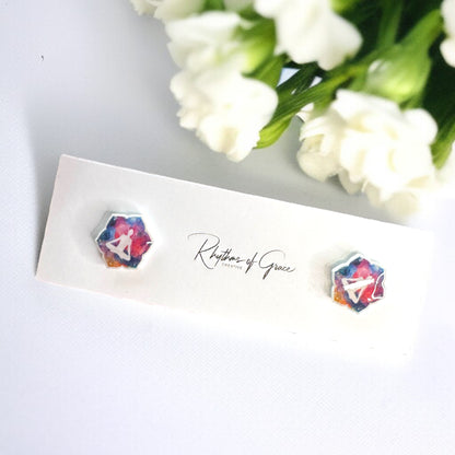 Zen Vibes Only: Yoga Stud Earrings for the Yogi in You!
